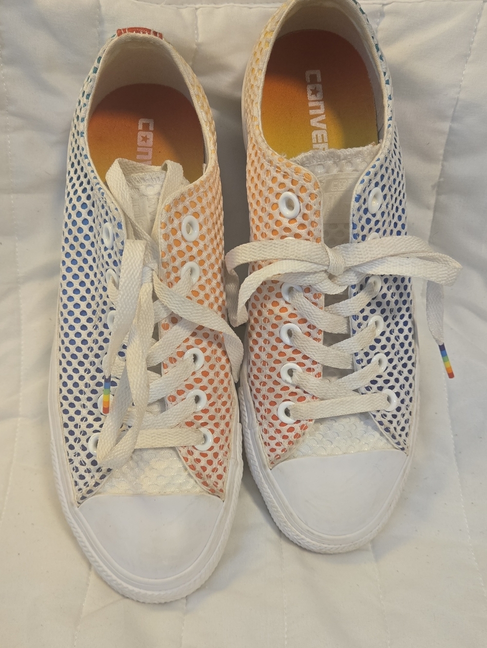 Converse Low Top Pride Mesh Sneakers MENS 6.5 WOMENS 8.5